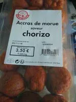 Mängden socker i Accras de morue