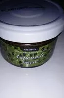 Mängden socker i Tapenade noire
