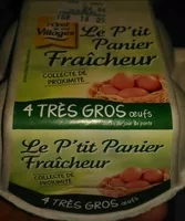 Mängden socker i Le P'tit Panier Fraîcheur - 4 très gros oeufs