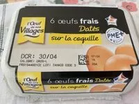 Mängden socker i Oeufs frais