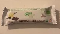 Mängden socker i native whey bar saveur vanille