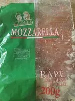 Mängden socker i Mozzarella Râpée Makabi