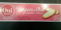 Mängden socker i Langues de chat