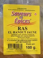 Mängden socker i RAS El hanout jaune