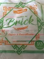 Mängden socker i Feuille de brick