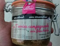 Mängden socker i Ma terrine campagnarde aux fines herbes