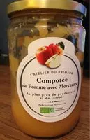 Mängden socker i Compotée de pomme avec morceaux