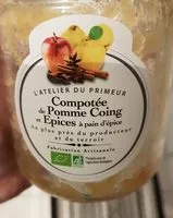 Mängden socker i Compotee de pomme coing et épices à pain d'épices