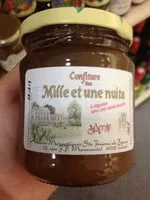 Mängden socker i Confiture des milles et une nuits