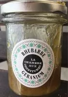 Mängden socker i Confiture rhubarbe et geranium