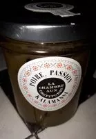 Mängden socker i confiture poire, passion, kalamansi