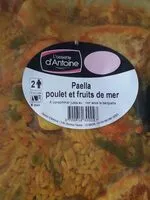 Mängden socker i Paella poulet et fruits de mer