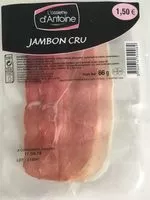 Mängden socker i Jambon cru