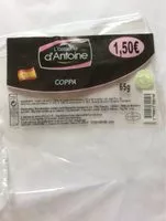 Mängden socker i Coppa