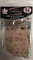 Mängden socker i Pâté aux 3 poivres