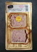 Mängden socker i Pâté en croute pistache