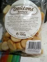 Mängden socker i Croutons nature