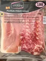 Mängden socker i Plateau pique nique