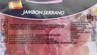 Mängden socker i jambon serrano