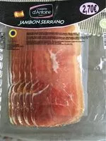 Mängden socker i Jambon Serrano
