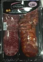 Mängden socker i Mix saucisson et chorizo l'assiette d'antoine