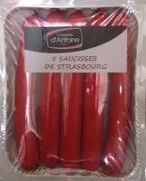 Mängden socker i 5 saucisses de strasbourg