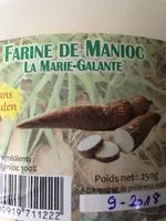 Mängden socker i Farine de manioc