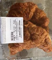 Mängden socker i Croissants courbé pur beurre