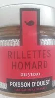 Mängden socker i Rillettes Homard au Yuzu