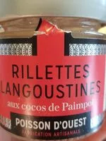 Mängden socker i Rillettes langoustines aux cocos de Paimpol