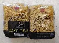 Mängden socker i Lot de 2 pâtes