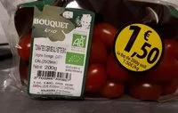Mängden socker i Tomates cerise olivette bio