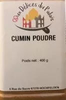 Mängden socker i Cumin poudre