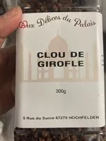 Mängden socker i Clou de girofle