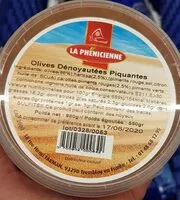 Mängden socker i Olives dénoyautées piquantes