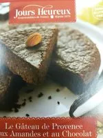 Mängden socker i Gâteau de Provence aux amandes et au chocolat