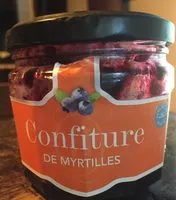 Mängden socker i Confiture de myrtilles