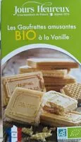 Mängden socker i Gaufrettes amusantes bio à la vanille
