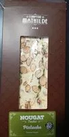 Mängden socker i Nougat à la pistache