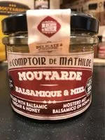 Mängden socker i Moutarde balsamique et miel