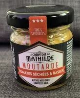 Mängden socker i Moutarde tomates séchées & basilic