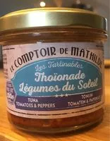 Mängden socker i Thoionade legumes du soleil