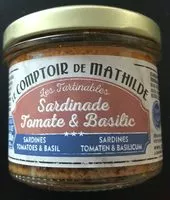 Mängden socker i Sardinade Tomate & Basilic