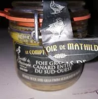 Mängden socker i Foie gras de canard entier du sud ouest