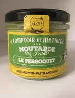 Mängden socker i Moutarde au pastis "Le Perroquet"