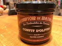 Mängden socker i Confit d’olives