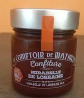 Mängden socker i Confiture Mirabelle de Lorraine