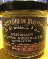 Mängden socker i Artichaut et truffe brumale 1.1% aromatisée