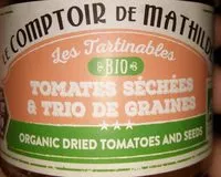 Mängden socker i Tomates séchées & trio de graines