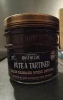 Mängden socker i Pâte à tartiner façon ganache noire intense